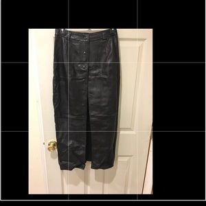 Anne Klein 100% genuine leather skirt